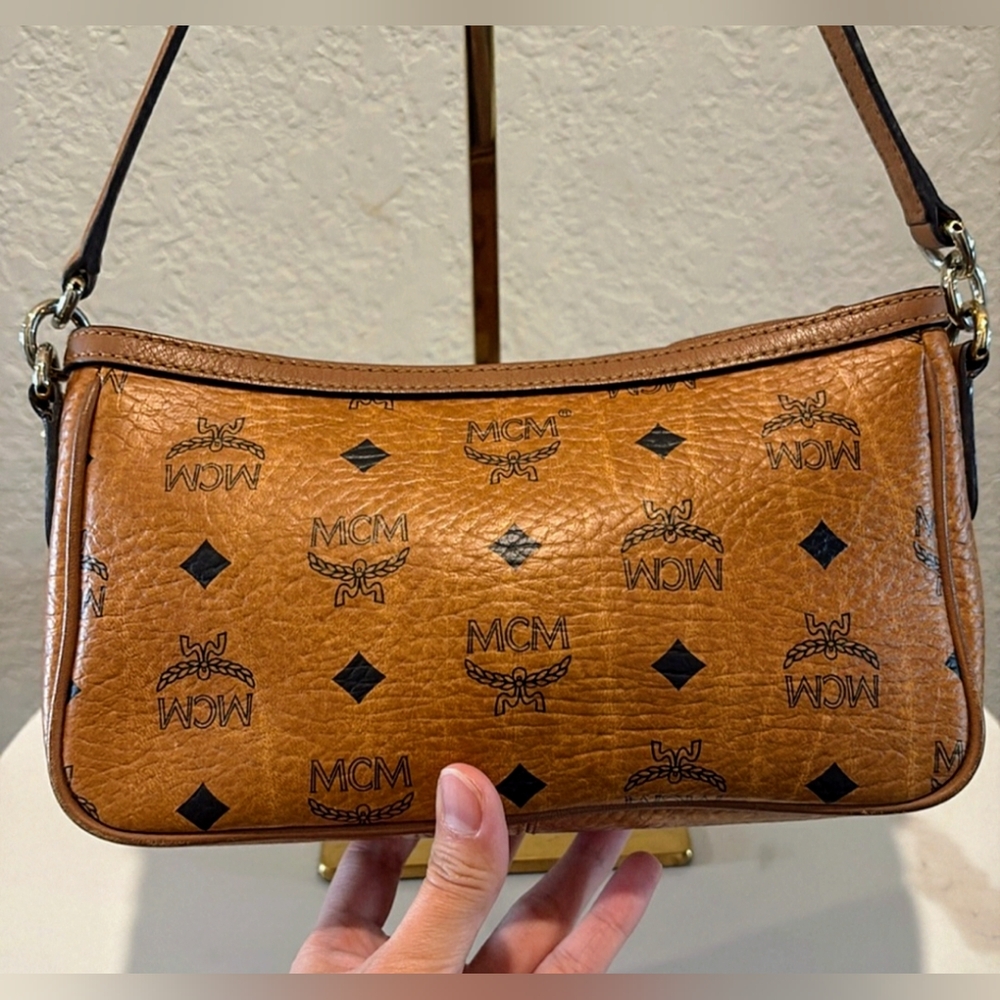 SOLD SOLD SOLD SOLD MCM Mini Bag Cognac EUC - Picture 4 of 11